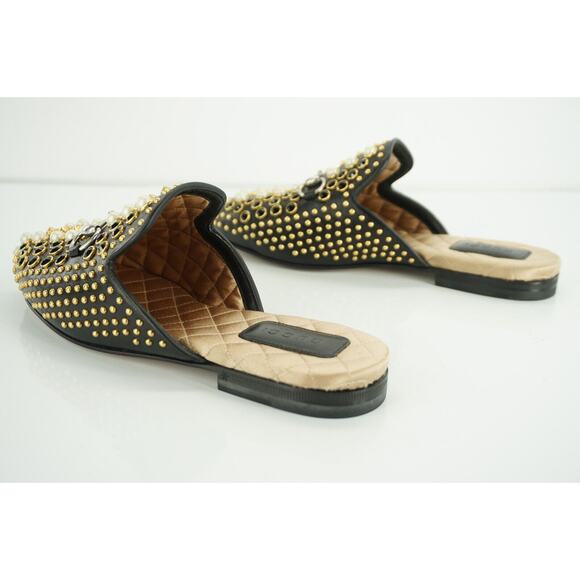 Gucci Princetown Pearl Studded Slide Mule Loafers Size 35 Horse Bit NIB $1500 - Picture 5 of 12
